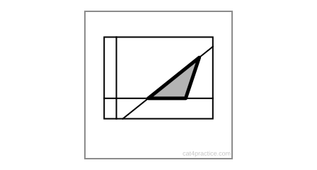 Image D with the hidden shape shaded grey and its sides drawn thick.